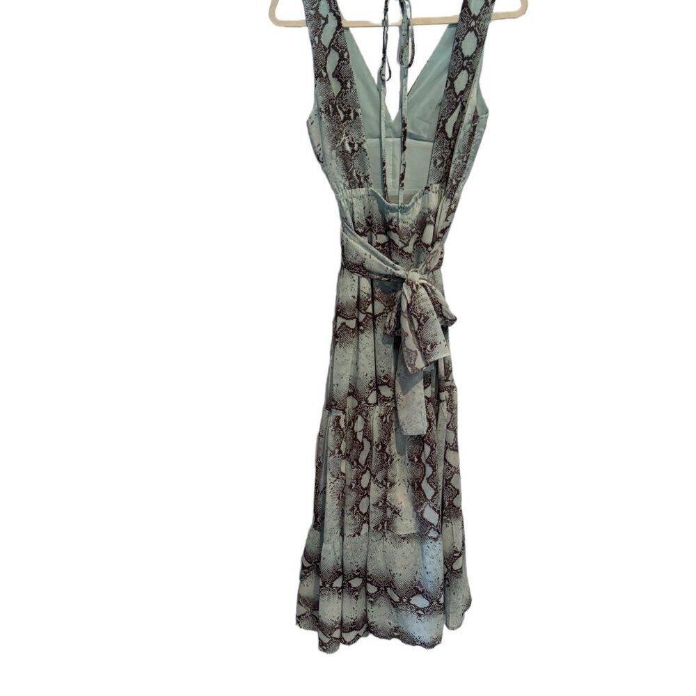 Vici The Move Like Mamba Snake Print Boho Maxi Dress Women's Size Small - Picture 7 of 10